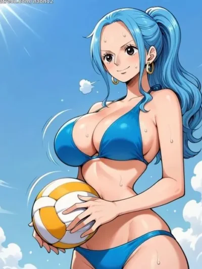 87 Ảnh Nhân Vật Nữ Trong One Piece Mặc Bikini sexy với phối màu nhiệt đới tươi sáng
