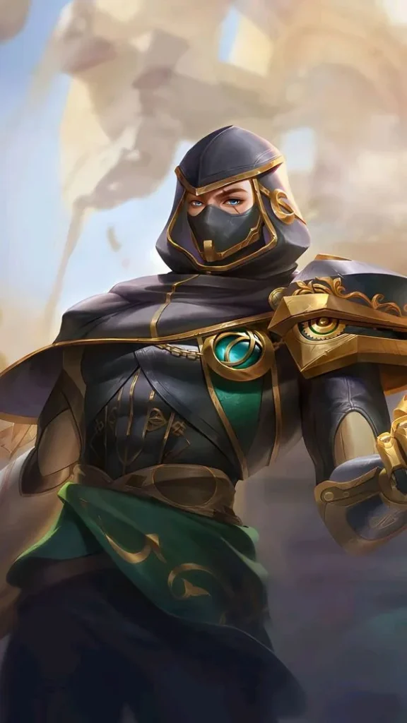 Murad phong cách anime mắt lạnh, tóc bay nhẹ, đường kiếm sáng tạo cảm giác múa cực dẻo