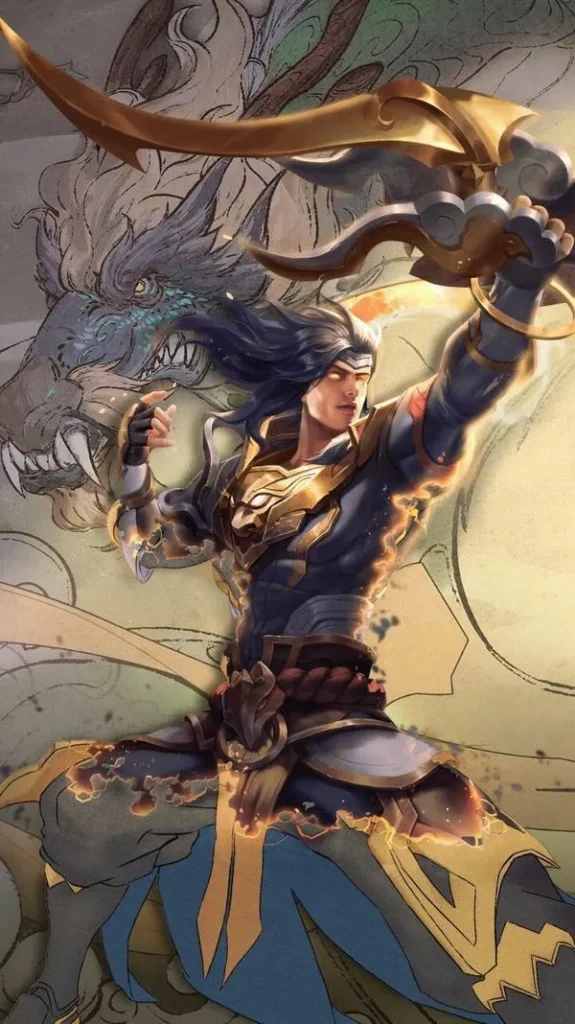 Ảnh murad chí tôn thần kiếm tung ảo ảnh trảm, vệt tàn ảnh dày, thần thái lạnh lùng