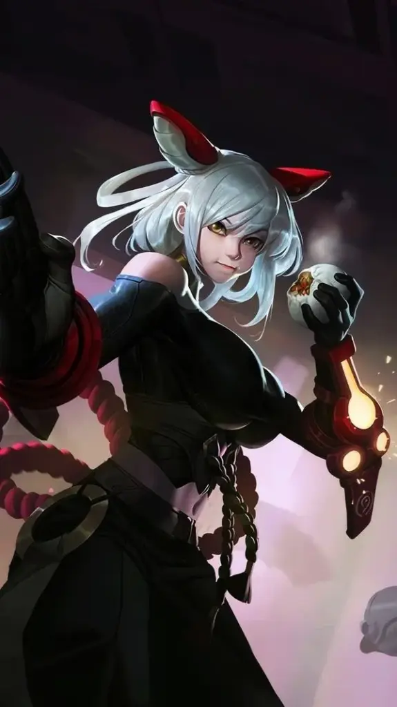 Ảnh bìa Aoi đứng trên mỏm đá, nền rừng mờ, tư thế sẵn sàng lao vào kết liễu