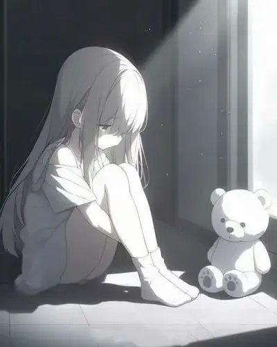 Loạt 90 Ảnh Avatar Anime Buồn Khóc Trắng Đen nước mắt rơi mà lặng im đến lạnh người