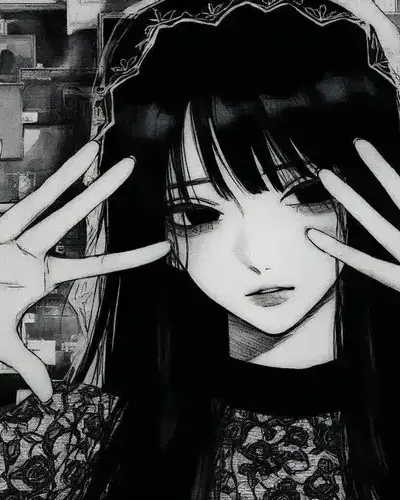 110 Ảnh Avatar Anime Nữ Đen Trắng cute ngầu giúp profile nổi bật theo cách riêng