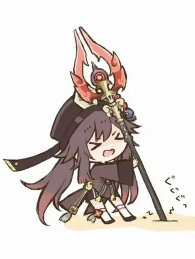 76 Ảnh Hu Tao Chibi cute phiên bản sticker và dáng nhảy nhót vui mắt hợp làm avatar siêu nổi bật