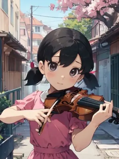 44 Hình Ảnh Shizuka Anime cute phiên bản điện ảnh biểu cảm ngại ngùng má hồng nhẹ