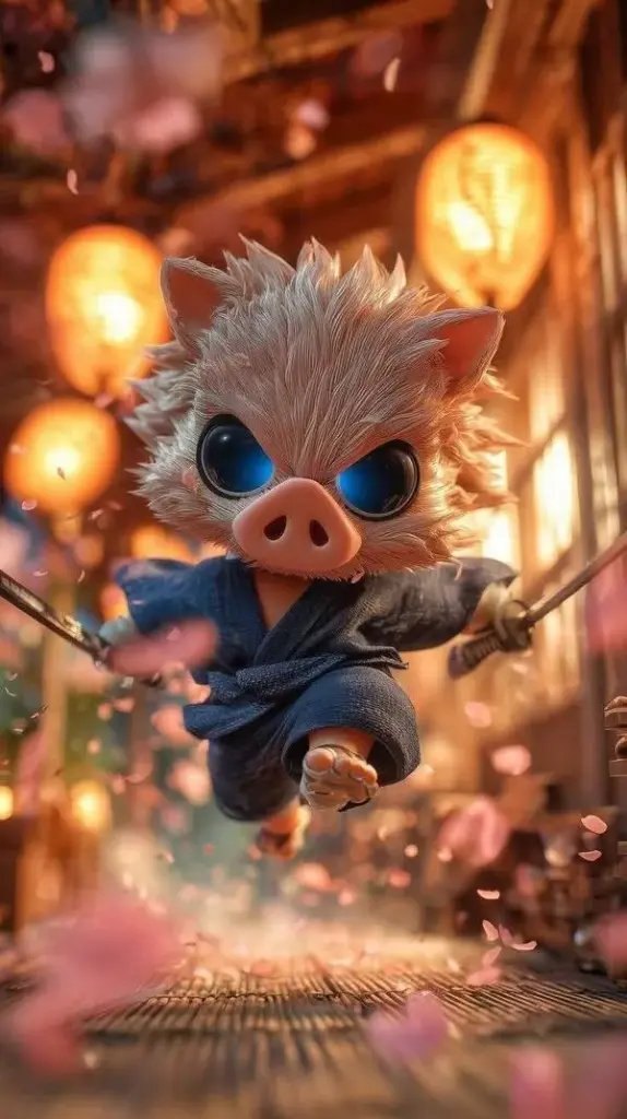 Hình nền 3d anime đẹp tạo chiều sâu như phim, nhân vật nổi khối siêu cuốn mắt