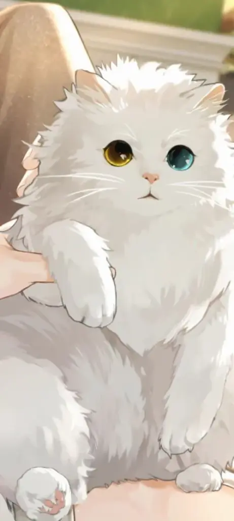 hinh-nen-meo-anime-chibi-dam-chat-nghe-thuat-4