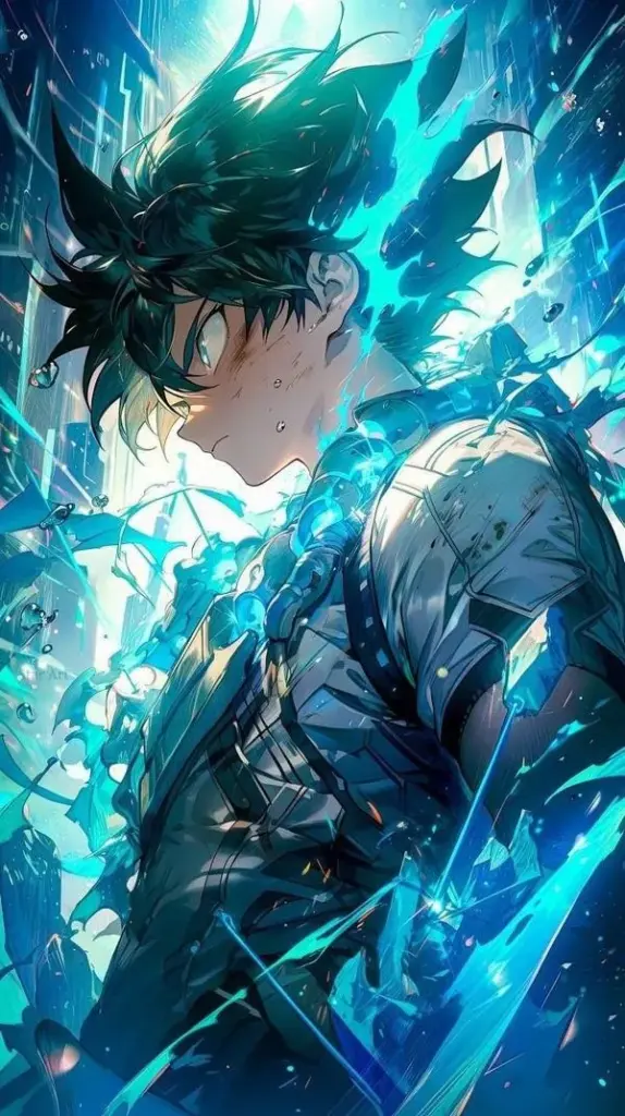 Ảnh nền My Hero Academia All Might dẫn dắt lớp 1-A, bố cục đông mà vẫn rõ nhân vật