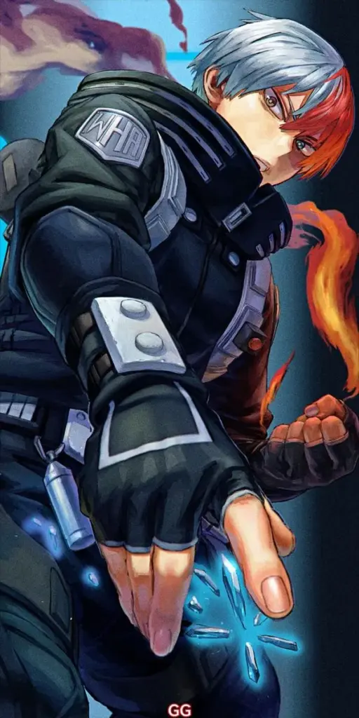 Hình nền điện thoại pattern biểu tượng U.A. tối giản, chuyển sắc dịu, chừa vùng an toàn icon