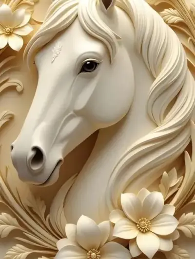 50 Hình Nền Ngựa Đẹp 3D Nổi Khối đẹp cho điện thoại ngựa chiến tung vó giữa làn khói bụi mờ ảo