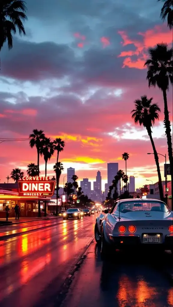 Đoàn tàu đỏ chạy giữa cánh đồng hoa vàng và sườn núi xanh, mây trắng phủ kín trời làm hình ảnh không gian ngoài trời vừa tươi vừa rất dễ chịu