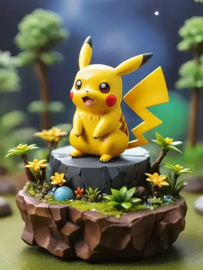 36 Hình Nền Pikachu 3D đẹp với biểu cảm lắc tai chu môi lườm yêu cực dễ cưng