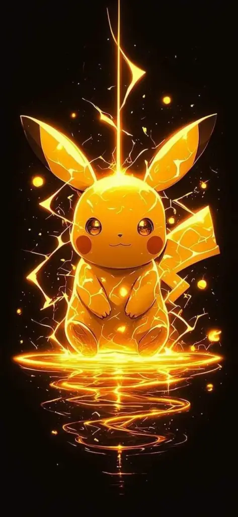 Pikachu biệt danh Pika, ngồi tựa cửa sổ, ánh sáng đổ mềm, bokeh nhẹ, cảm giác bình yên