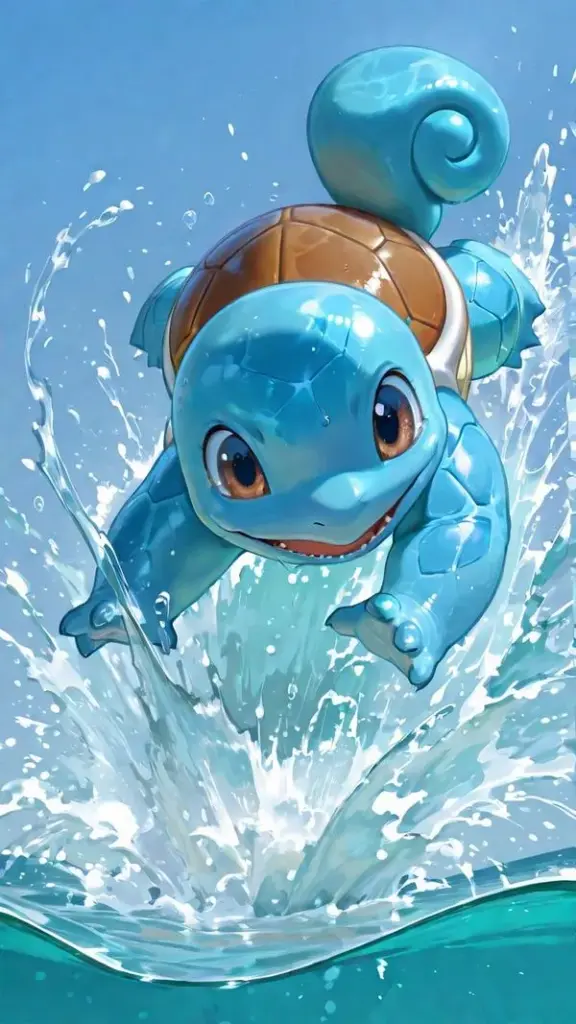 Hình nền điện thoại Pikachu chạy qua bản đồ vùng đất, icon huy hiệu nhỏ, cảm giác hành trình rõ