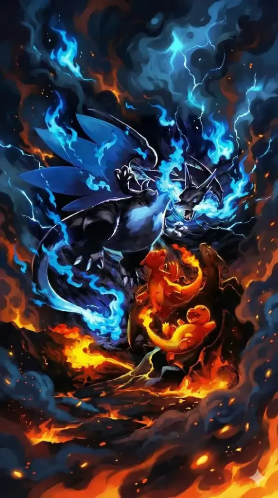 Ảnh nền Dialga điều khiển thời gian, nền vũ trụ sâu, ánh sáng viền bạc, bố cục trung tâm rõ.