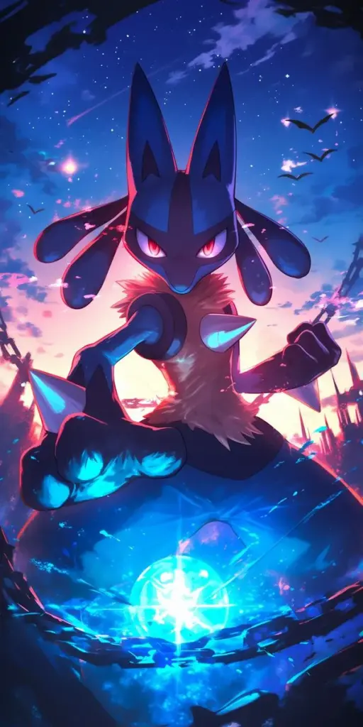 Ảnh màn hình chờ Giratina trong khoảng tối, bóng đổ nặng, ánh viền đỏ tạo khí chất kẻ bị ruồng bỏ.