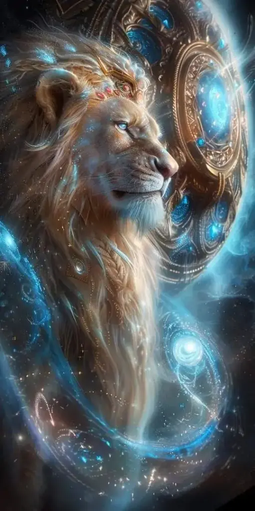 Khung cận mặt sư tử già với sẹo mờ bên mũi, mắt hơi hạ xuống và lông bờm bạc đi ít nhiều khiến ảnh nền chúa sơn lâm có vẻ từng trải và rất thật