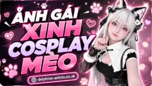 Mê ngay 48 Ảnh Gái Xinh Cosplay Mèo tai lông xù, mắt long lanh, tạo dáng dễ thương làm hình nền