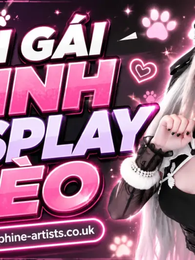 Mê ngay 48 Ảnh Gái Xinh Cosplay Mèo tai lông xù, mắt long lanh, tạo dáng dễ thương làm hình nền